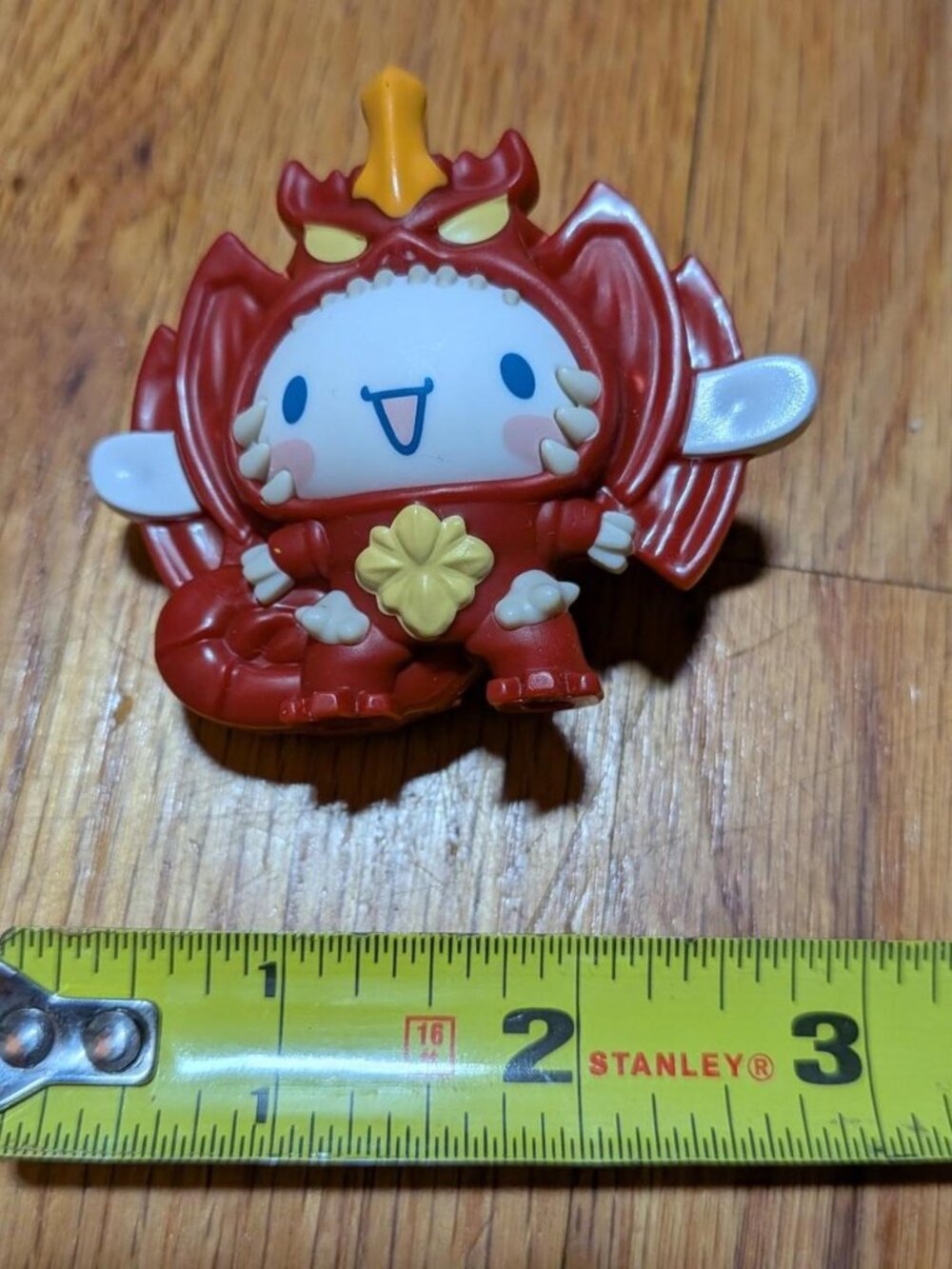 Sanrio Cinnamoroll Red Dragon Pin with Yellow Accents